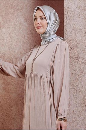 روسری طوسی ساتن Alvina - کد 846355918