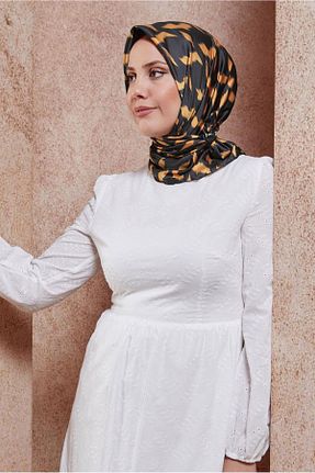 روسری مشکی پلی استر Alvina - کد 839383241