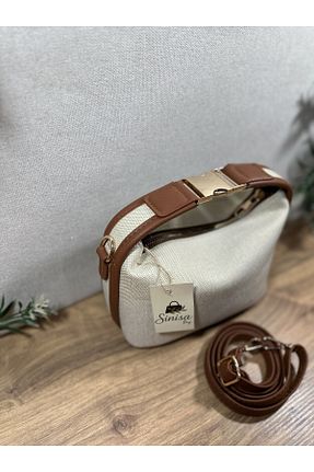کیف دوشی قهوه ای زنانه SİNİSA BAG - کد 929693454