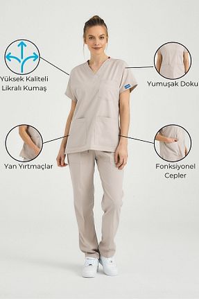 لباس کار بژ Pozitif Üniforma - کد 896307711