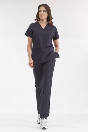 لباس کار سرمه ای ÇİZGİ MEDİKAL - کد 685694295