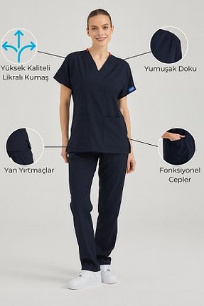 لباس کار سرمه ای Pozitif Üniforma - کد 819043259