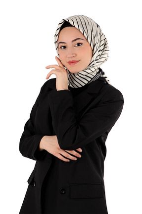 روسری رنگی 90 x 90 Bursa İpek - کد 934455503