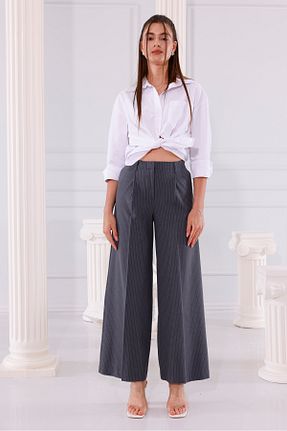 شلوار طوسی زنانه بافتنی LA PANTE - کد 934460176