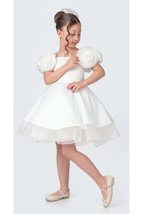 لباس مجلسی و فارغ التحصیلی رنگی بچه گانه ساتن vestitino - کد 935511946