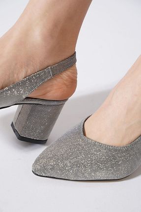 کفش پاشنه بلند کلاسیک زنانه طلا Moda Pie - کد 934485611