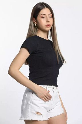 بلوز مشکی زنانه ساده İKLİM LİFE - کد 934479002
