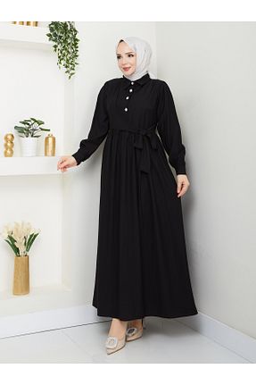 لباس حجاب مشکی زنانه A-line modapark.ist - کد 934477231