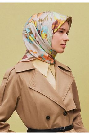 روسری نارنجی İpek Tivil Armine - کد 901900551