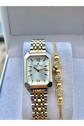 ساعت مچی طلائی زنانه 26-30 میلی متر Daniel Klein - کد 870745497