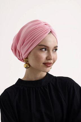کلاه شنای حجاب صورتی زنانه ladrans - کد 849148087