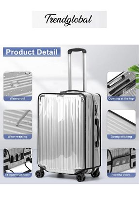 کاور چمدان رنگی ابعاد بزرگ Trendglobal - کد 934489124
