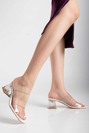 کفش پاشنه بلند کلاسیک سفید زنانه چرم مصنوعی miram shoes - کد 935550059