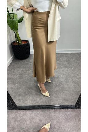 دامن رنگی زنانه ساتن Acar Boutique - کد 934526794