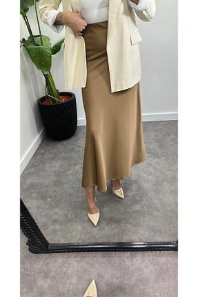 دامن رنگی زنانه ساتن Acar Boutique - کد 934526794