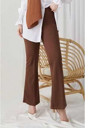 شلوار قهوه ای زنانه لیکرا Locca Due - کد 897810821