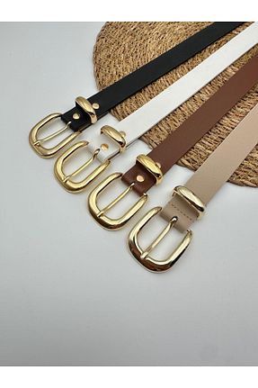 کمربند رنگی زنانه چرم مصنوعی Desre Moda - کد 934474582
