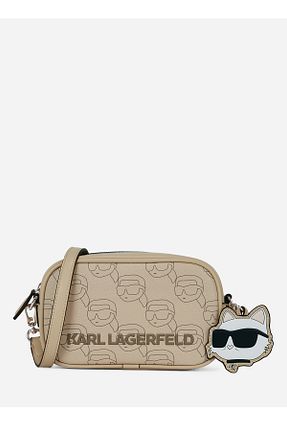 کیف پستچی بژ زنانه Karl Lagerfeld - کد 934538437