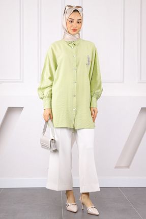 پیراهن حجاب سبز زنانه رگولار İmajButik - کد 934588627