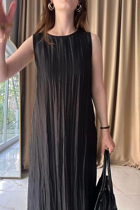 لباس مشکی زنانه بافتنی lizge giyim - کد 934588661