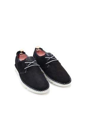 کفش کژوال مشکی مردانه چرم خالص Tardelli - کد 935631061
