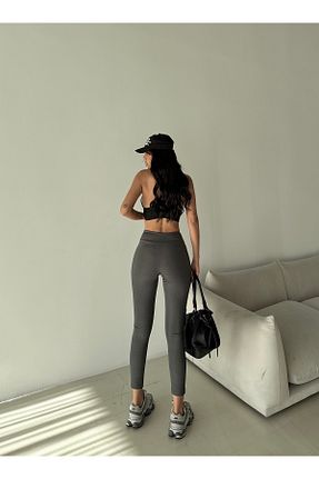 ساق شلواری طوسی زنانه بافتنی CEGEB - کد 902590383