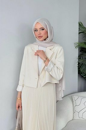 ست بالاتنه و پائین تنه بژ زنانه بافتنی Vent - کد 934658624