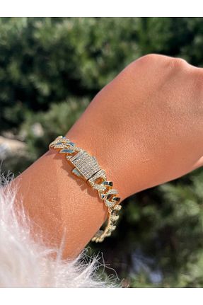دستبند استیل (فولاد) طلائی زنانه استیل (فولاد) XUPING JEWELRY - کد 903308612