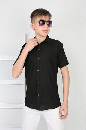 پیراهن مشکی بچه گانه رگولار WİKİMİKİ - کد 935685966