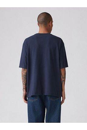 تیشرت آبی مردانه رگولار Levi