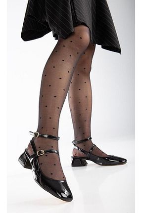 کفش پاشنه بلند کلاسیک مشکی زنانه چرم لاکی Pier Shoes Store - کد 935718633