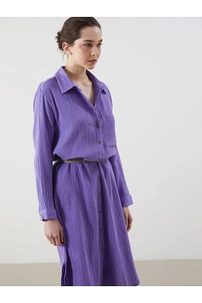 لباس بنفش زنانه بافتنی LC Waikiki - کد 934690847