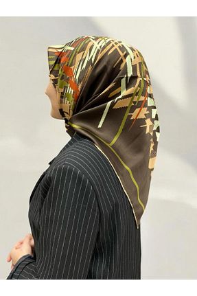 روسری رنگی 90 x 90 Aker - کد 934724564