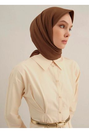 روسری بنفش پنبه ای Armine - کد 934736704