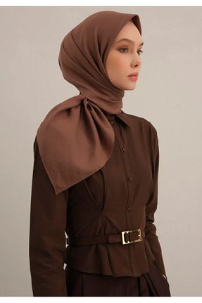 روسری بنفش پنبه ای Armine - کد 934736703