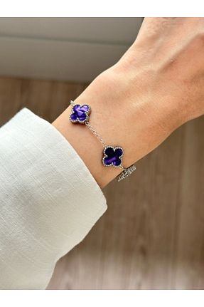 دستبند استیل (فولاد) بنفش زنانه استیل ضد زنگ YOUES JEWELRY - کد 934736851