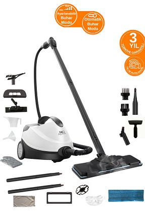 بخارشوی سفید Mogotech - کد 858557951
