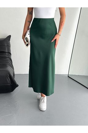 دامن رنگی زنانه ساتن SBL COLLECTİON - کد 934744167