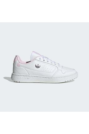 کفش اسنیکر صورتی زنانه بند دار adidas - کد 838656607