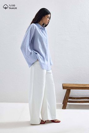 پیراهن حجاب آبی زنانه Relaxed Hooopstore - کد 933664853