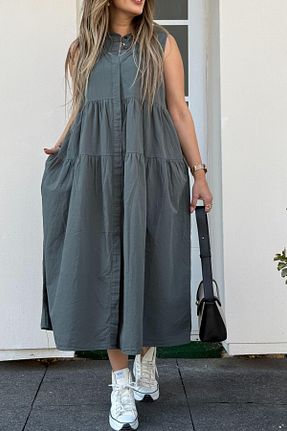 لباس خاکی زنانه بافتنی Suzi - کد 934790144