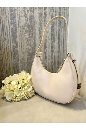 کیف دوشی بژ زنانه چرم مصنوعی Umay - کد 934827157