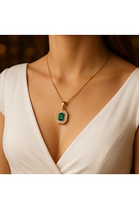 گردنبند استیل ( فولاد ) زرد زنانه استیل (فولاد) glanssieraad - کد 934815677