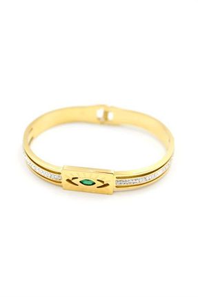 دستبند استیل (فولاد) طلائی زنانه استیل (فولاد) Genel Markalar - کد 891703785
