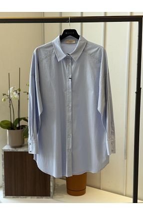 تونیک آبی زنانه بافتنی Kayra - کد 934835078