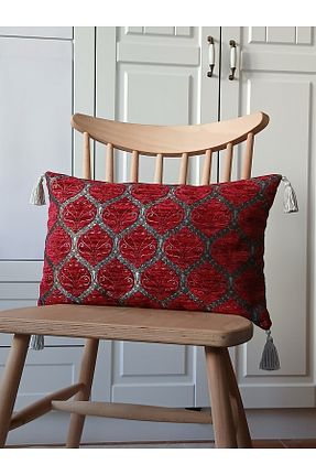 کوسن و روکش کوسن زرشکی مخمل ARVA - کد 934359790
