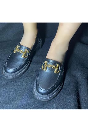 کفش لوفر مشکی زنانه چرم مصنوعی BİRDALİFE WEAR - کد 936059846