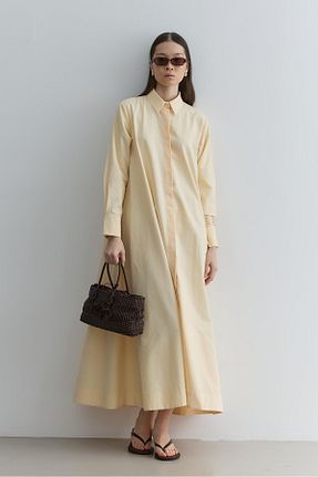 لباس زرد زنانه بافتنی Fahhar - کد 936062166