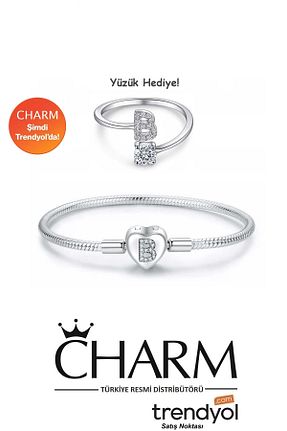 دستبند نقره متالیک زنانه 925 عیار CHARM - کد 929209663