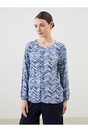 بلوز رنگی زنانه طرح دار LC Waikiki - کد 941064321